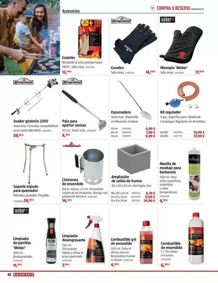 Catálogo de Barbacoas, cocinar al aire libre 8 de mayo al 6 de junio 2025 - Página 42