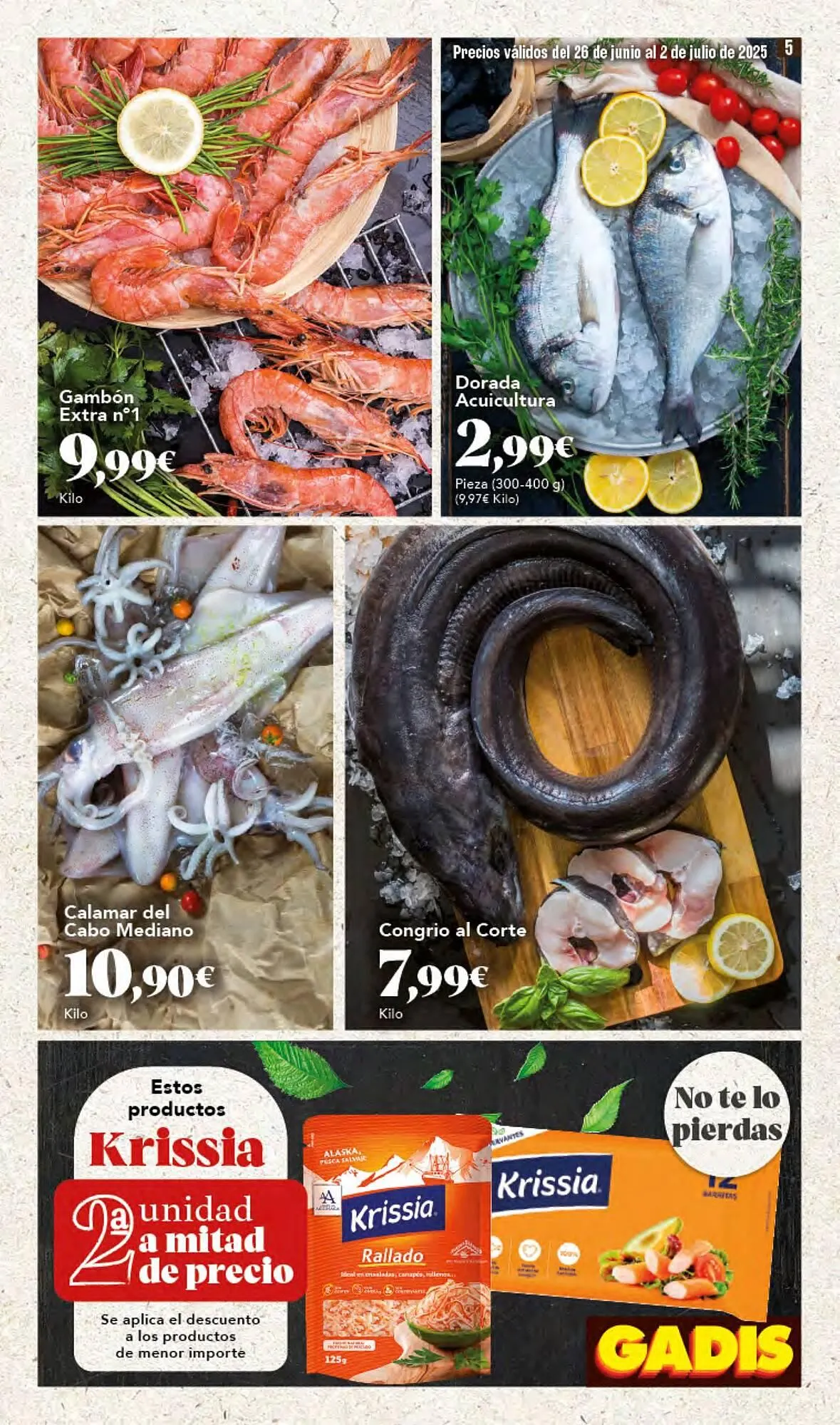 Catálogo de Folleto Gadis 26 de junio al 2 de julio 2025 - Página 5