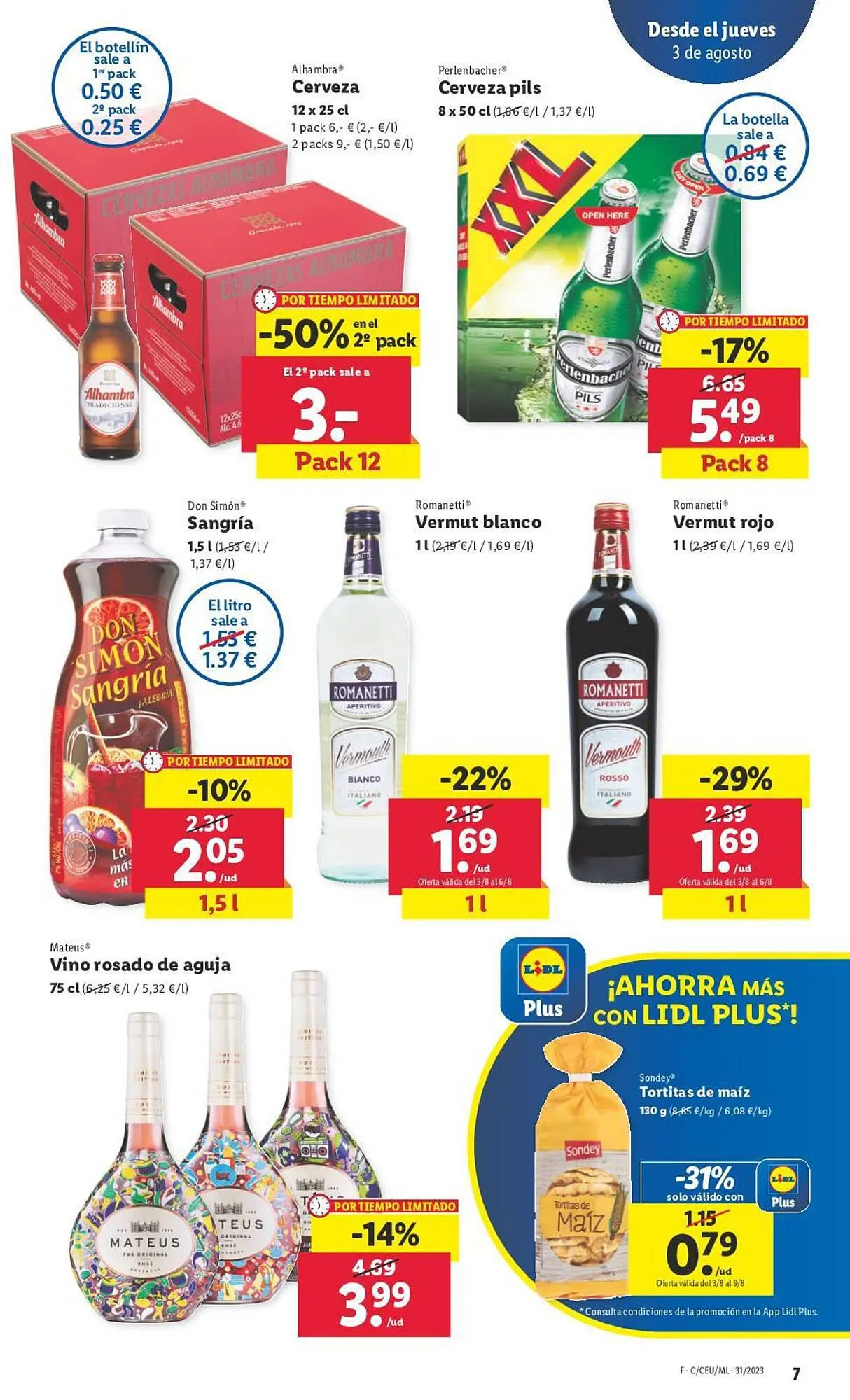 Catálogo de Folleto Lidl 3 de agosto al 9 de agosto 2023 - Página 7
