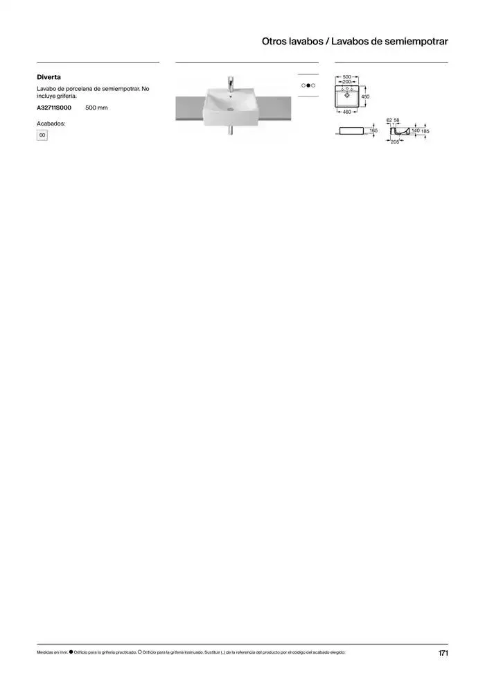 Catálogo de Colecciones de Baño, Muebles y Accesorios 9 de enero al 31 de diciembre 2025 - Página 173