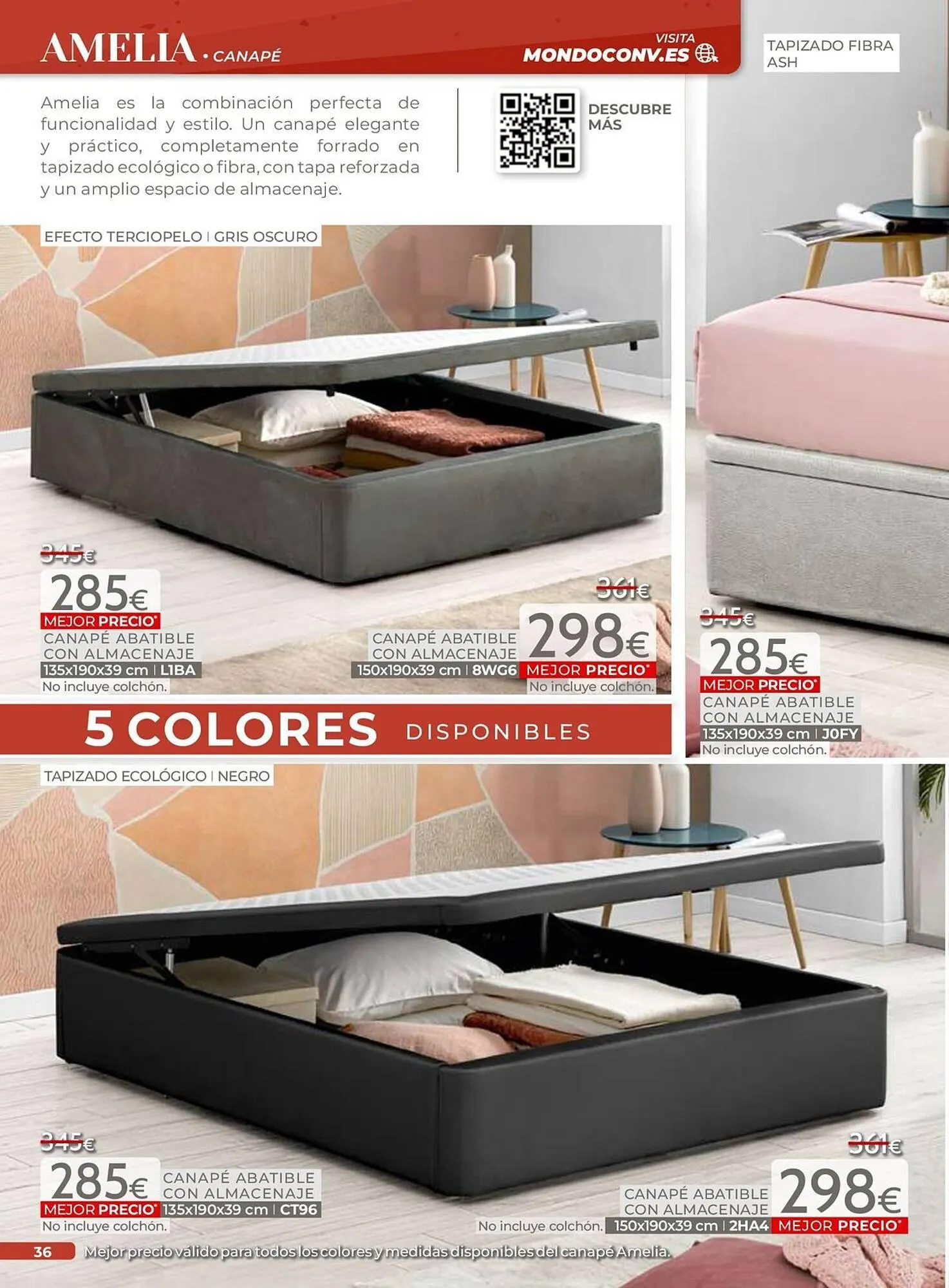 Catálogo de Catálogo Mondo Convenienza 2 de octubre al 28 de febrero 2026 - Página 38