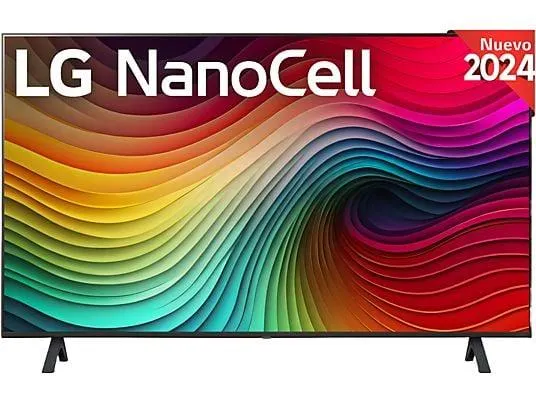 TV LED 43" - LG 43NANO82T6B, UHD 4K, Procesador Inteligente 4K α5 Gen7, Smart TV, DVB-T2 (H.265), Negro