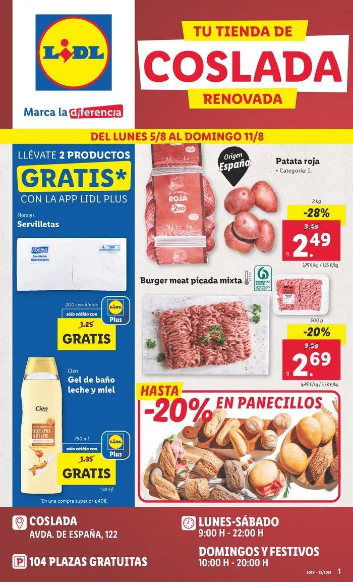 Catálogo de Catálogo Lidl 5 de agosto al 11 de agosto 2024 - Página 1