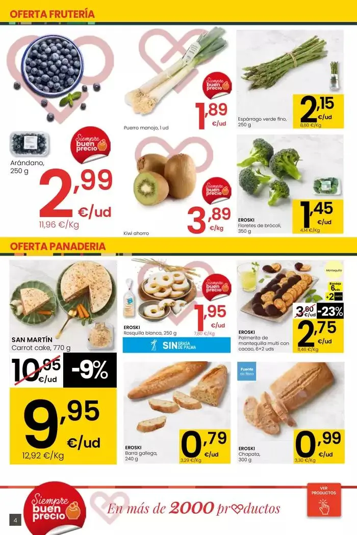 Catálogo de Más de 2000 productos, SIEMPRE A BUEN PRECIO HIPERMERCADOS EROSKI 4 de enero al 14 de enero 2025 - Página 4