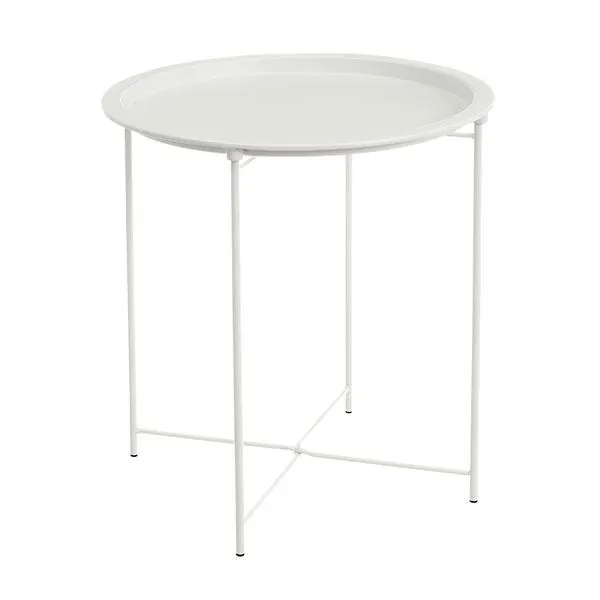 MESA METAL BLANCO 47X47X50CM