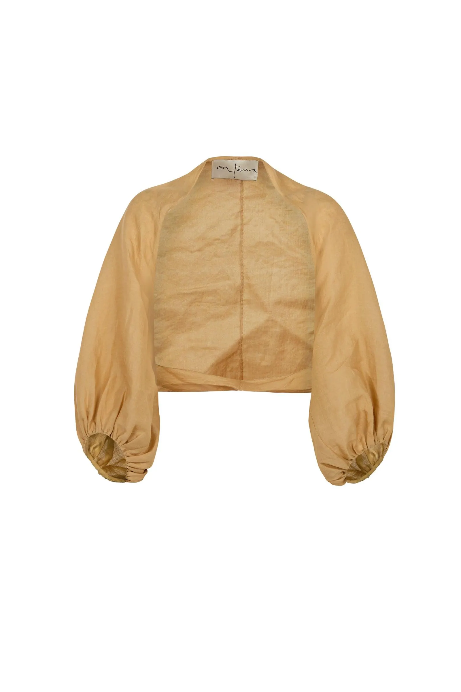 Rami, chaqueta corta en ramio melocotón