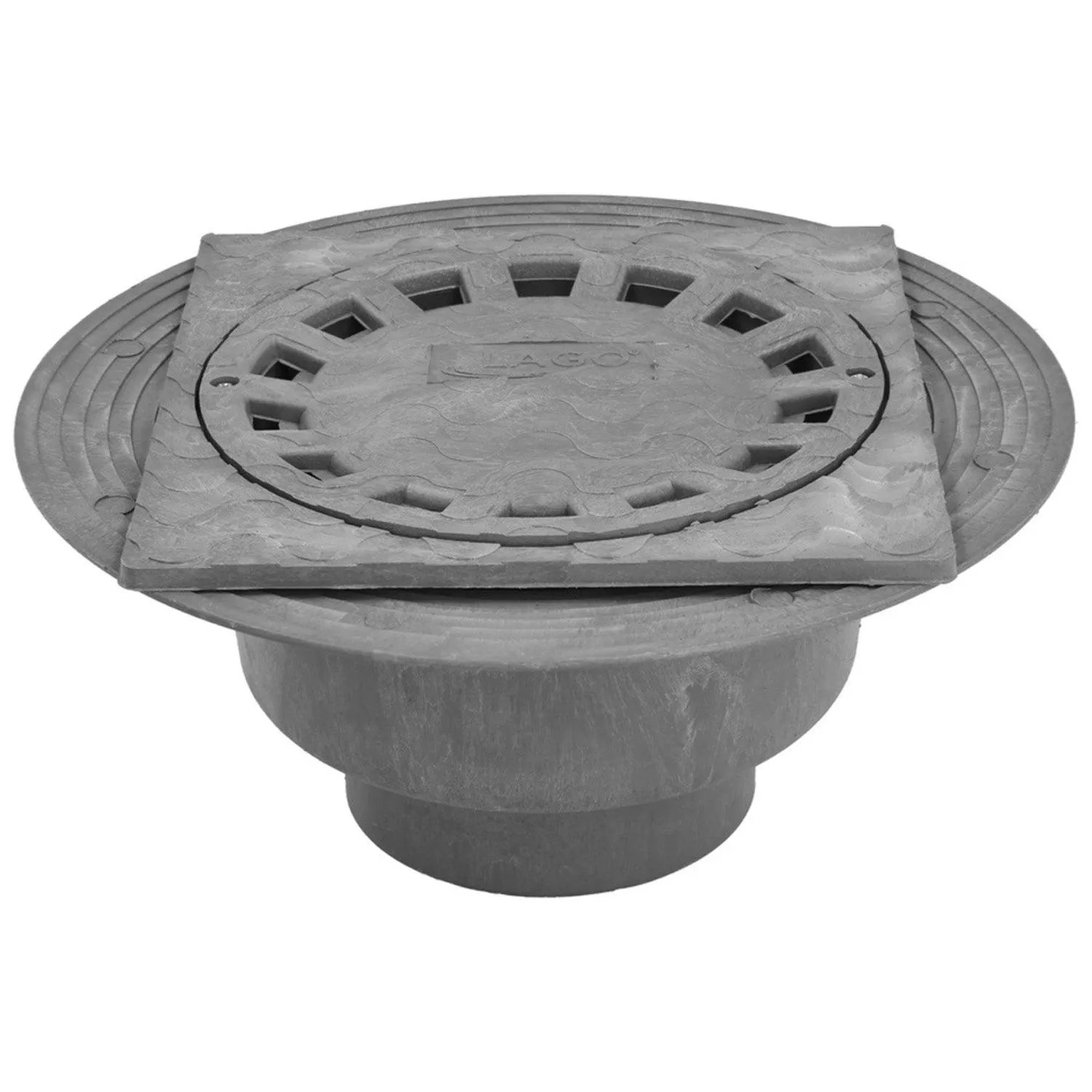 Caldereta Sifonica Pvc Horizontal 250x250 mm. Salida Ø 90 - 110 mm.