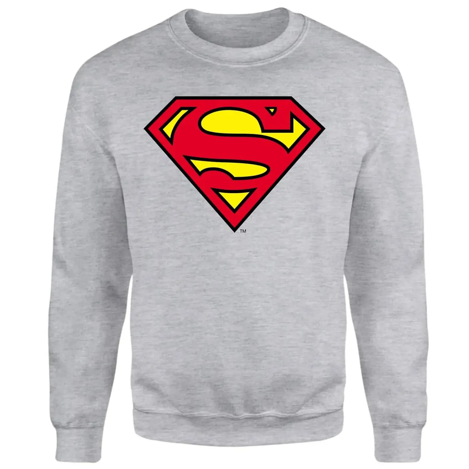 Sudadera con escudo oficial de Superman - Gris