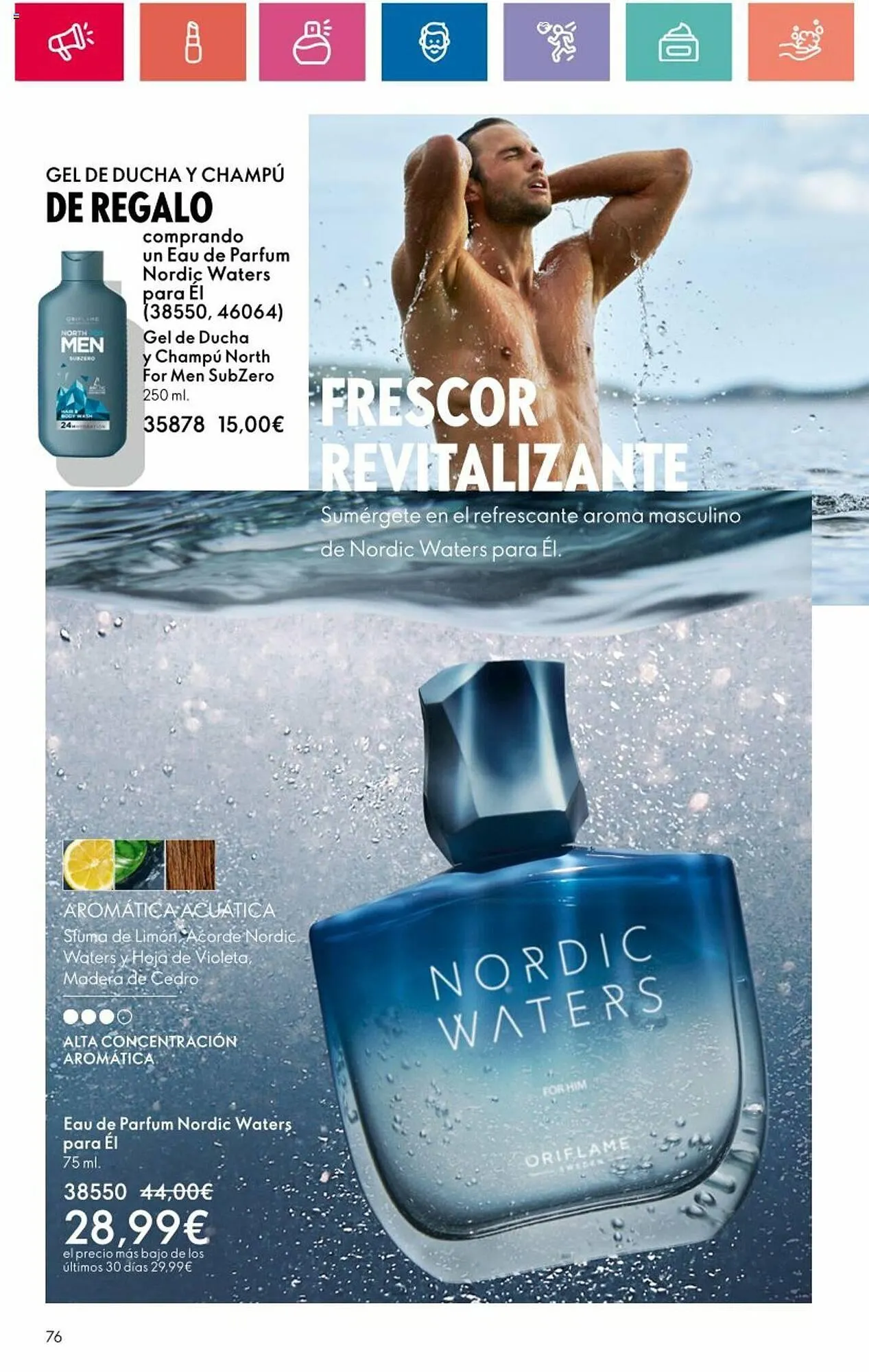 Catálogo de Folleto Oriflame 7 de mayo al 27 de mayo 2024 - Página 76