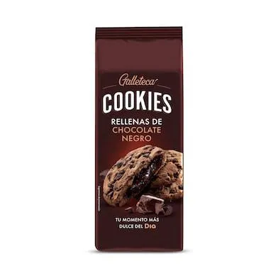 Galletas con pepitas de chocolate y relleno de chocolate Galleteca bolsa 200 g