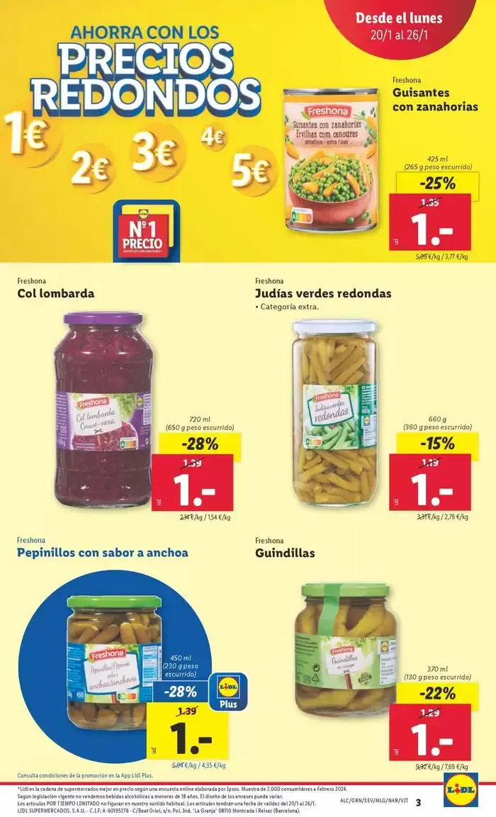 Catálogo de № 1 PRECIO - Ofertas válidas del 20/01 al 26/01 20 de enero al 26 de enero 2025 - Página 3