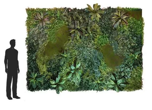 Gran Jardin artificial musgo-helecho m2