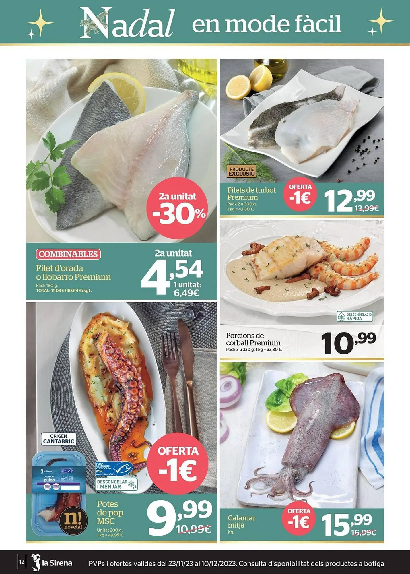 Catálogo de Folleto La Sirena 23 de noviembre al 10 de diciembre 2023 - Página 12