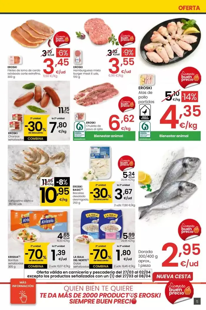 Catálogo de Precio más bajo EROSKI CITY 27 de marzo al 8 de abril 2025 - Página 5