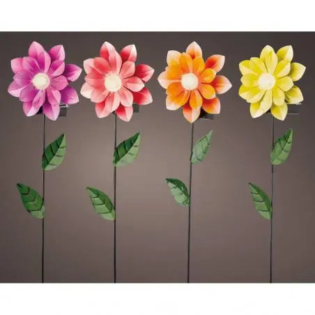 PICK FLOR METAL SOLAR 49.50CM 4SRT
