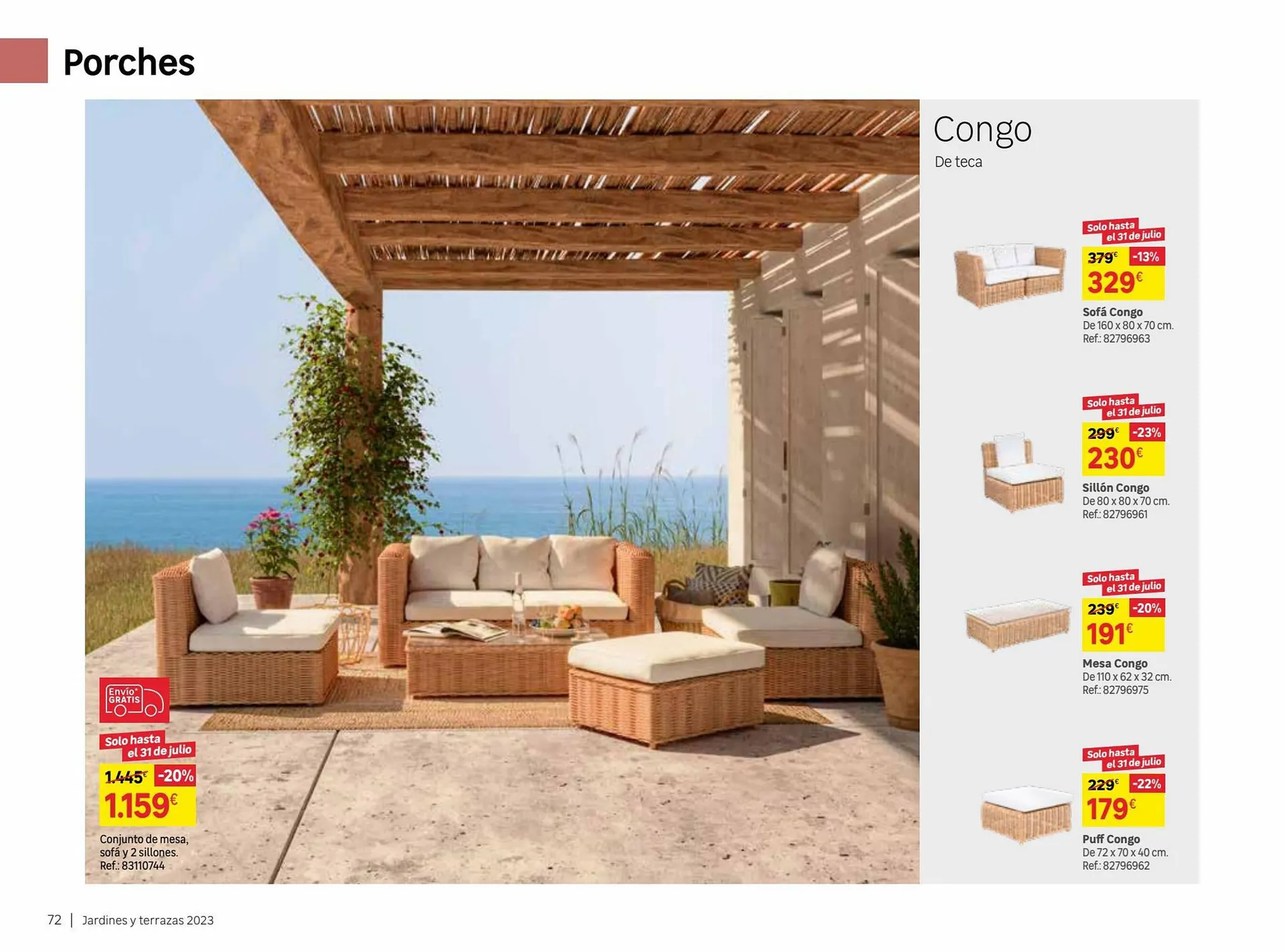 Catálogo de Folleto Leroy Merlin 9 de junio al 31 de julio 2023 - Página 72