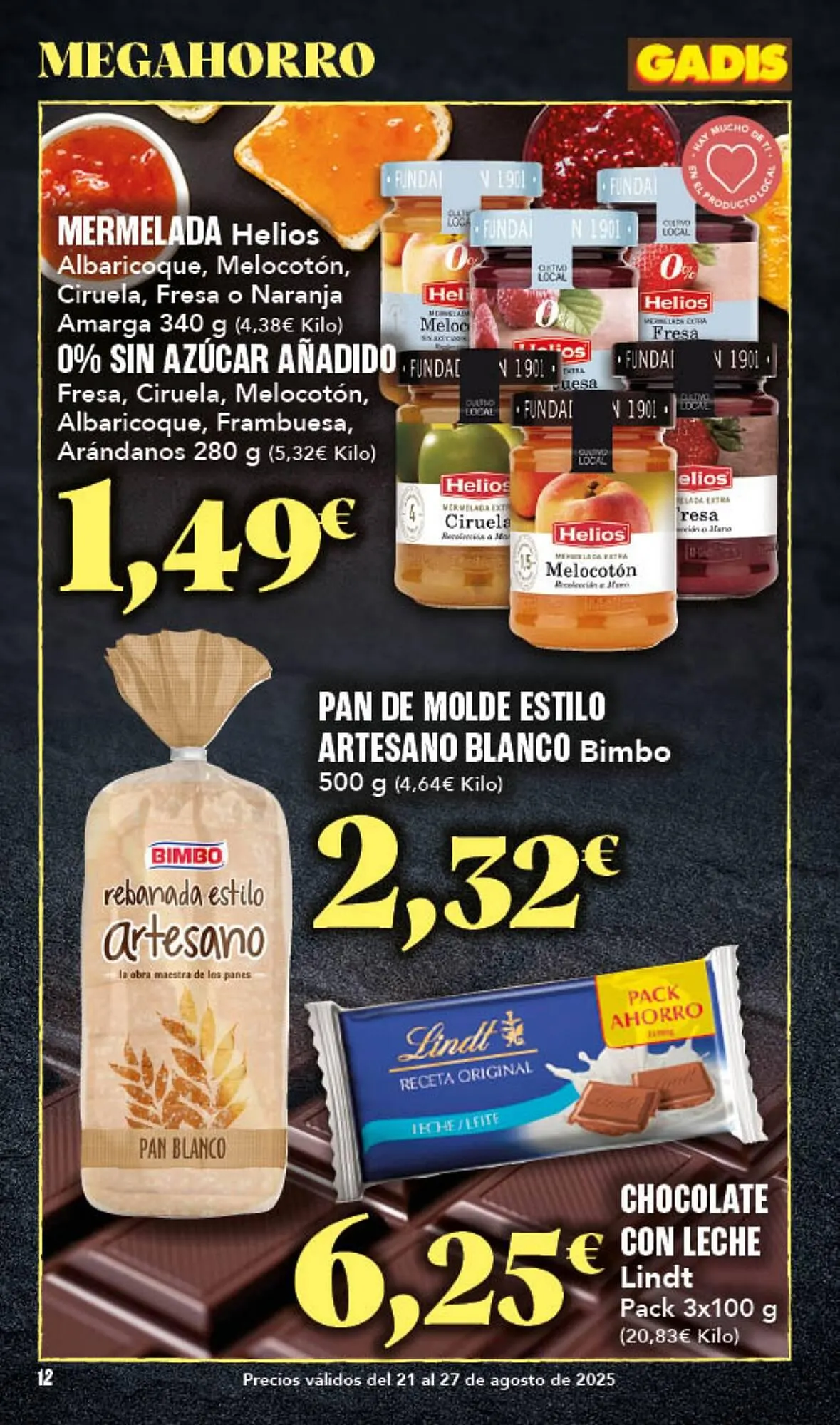 Catálogo de Folleto Gadis 21 de agosto al 27 de agosto 2025 - Página 12