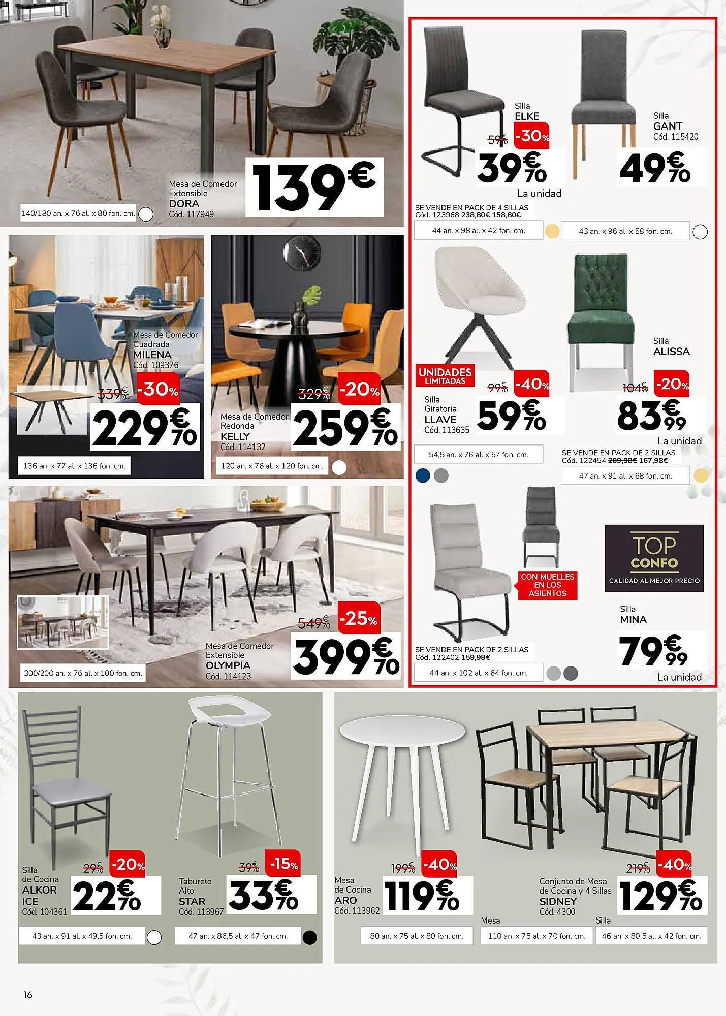 Catálogo de Folleto Conforama 1 de mayo al 28 de mayo 2025 - Página 16