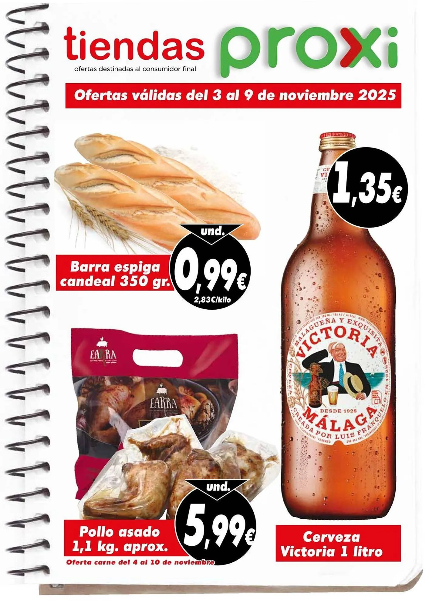 Catálogo de Folleto Proxi 3 de noviembre al 9 de noviembre 2025 - Página 1