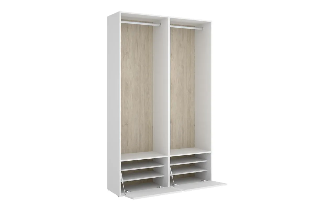 Modulo vestidor SUIT 120 cm 2 Huecos + 2 Zapateros