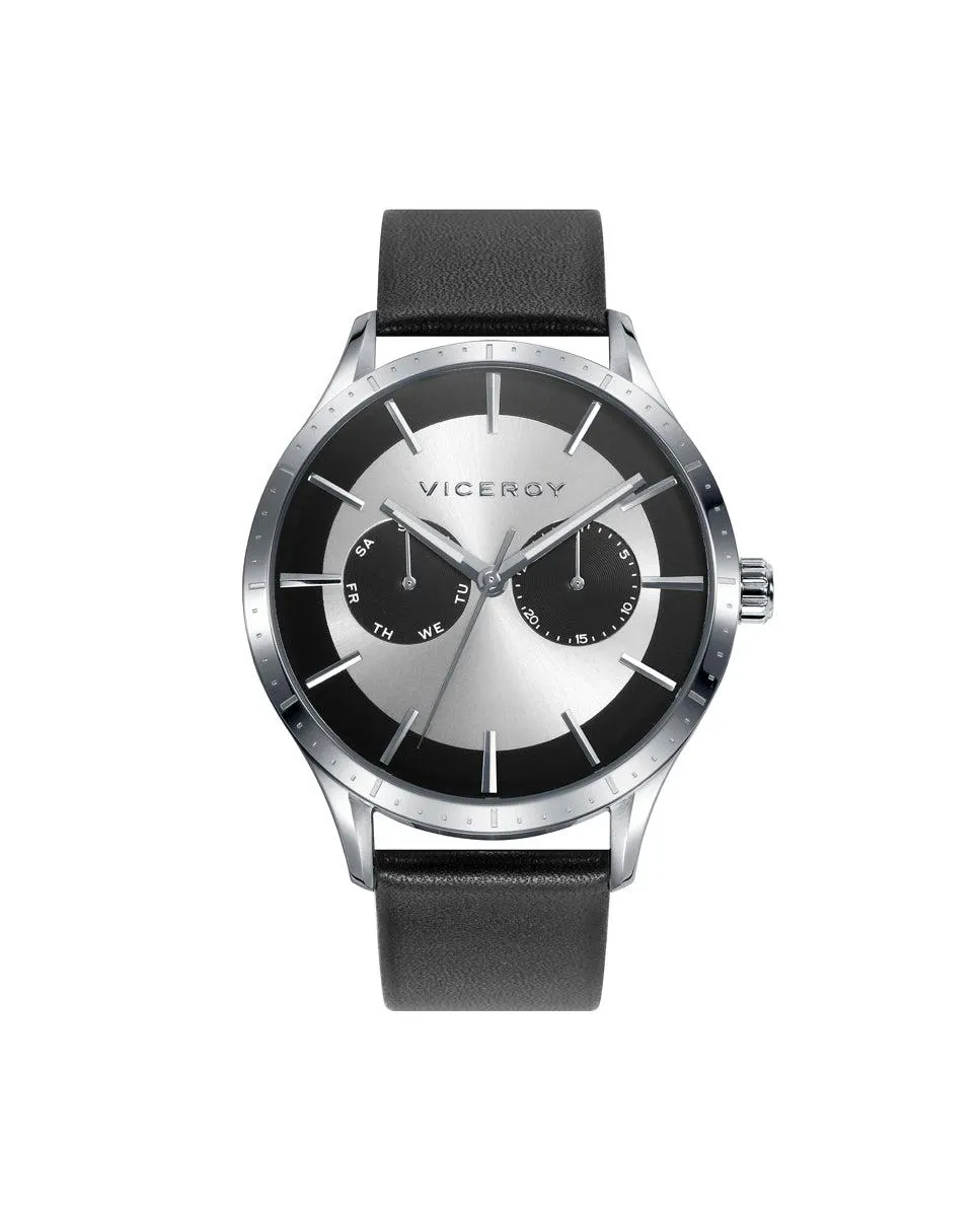 Reloj de hombre Viceroy Beat multifunción con correa de piel negra