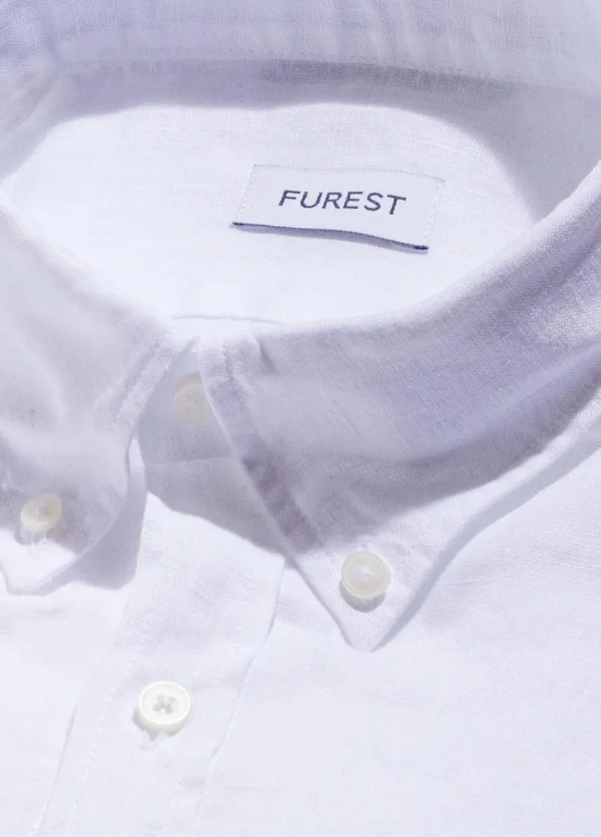 Camisa sport FUREST COLECCIÓN lino blanco