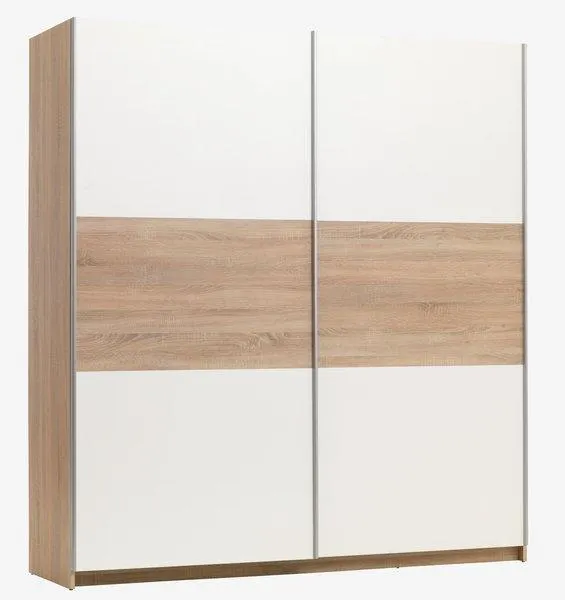 Armario SATTRUP 201x219 blanco/roble