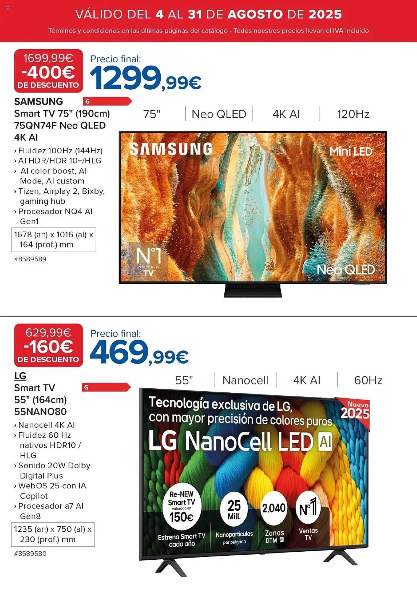 Catálogo de Folleto Costco 4 de agosto al 31 de agosto 2025 - Página 2