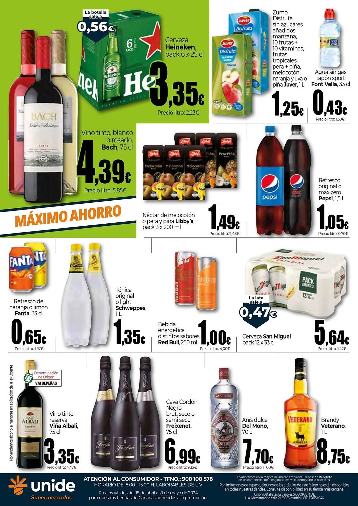 Catálogo de Folleto Unide Supermercados 18 de abril al 8 de mayo 2024 - Página 8