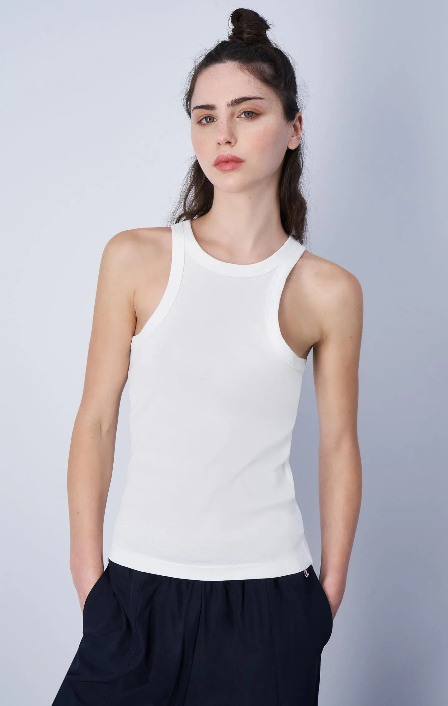 Top Racer Back de Algodón Suave