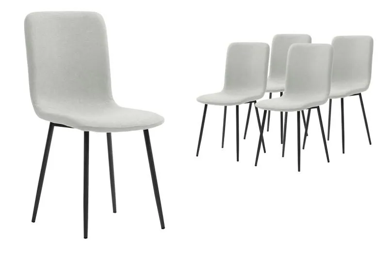 Pack 4 sillas HANOI Gris