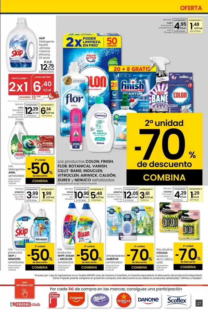 Catálogo de Precio más bajo EROSKI CENTER 13 de marzo al 26 de marzo 2025 - Página 27