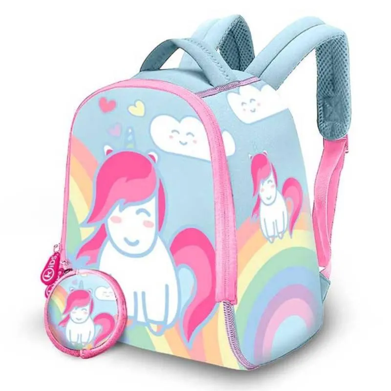 Mochila Guardería Neopreno Unicornio 25cm