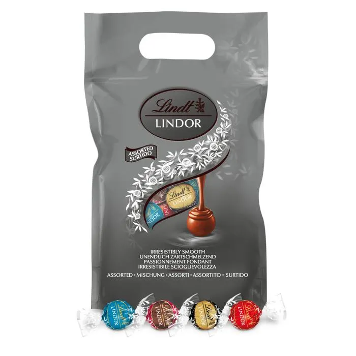Lindor bombones de chocolate Surtido Silver 1kg - Lindt