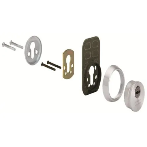 Escudo cilindro alta seguridad laton pulido e800 tesa