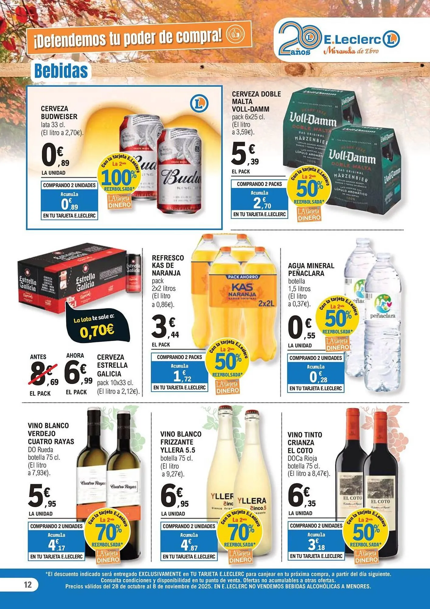 Catálogo de Catálogo E.Leclerc 30 de octubre al 8 de noviembre 2025 - Página 12