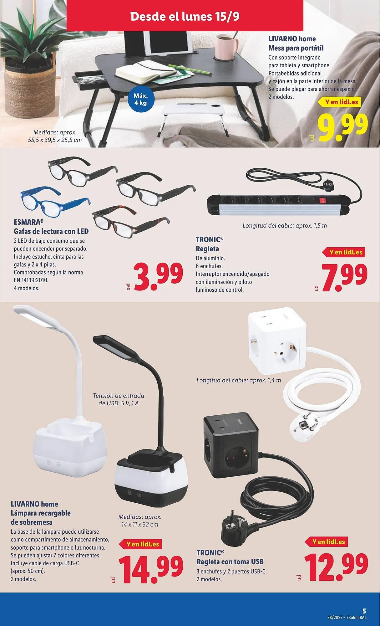 Catálogo de Catálogo Lidl 15 de septiembre al 21 de septiembre 2025 - Página 11