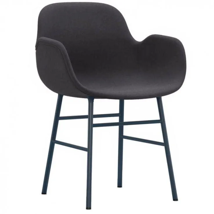 Silla Form Arms Tapizada Metal