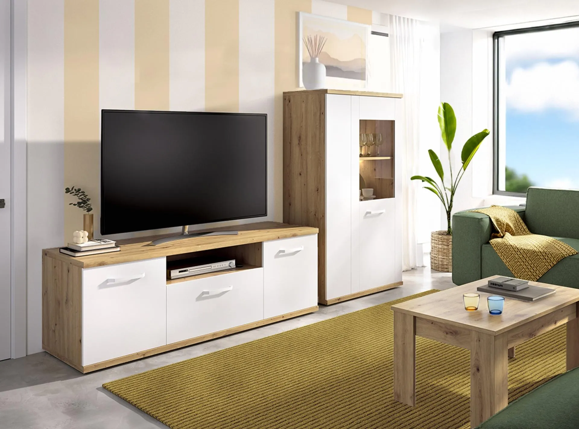 Conjunto de salón de 230 cm de ancho