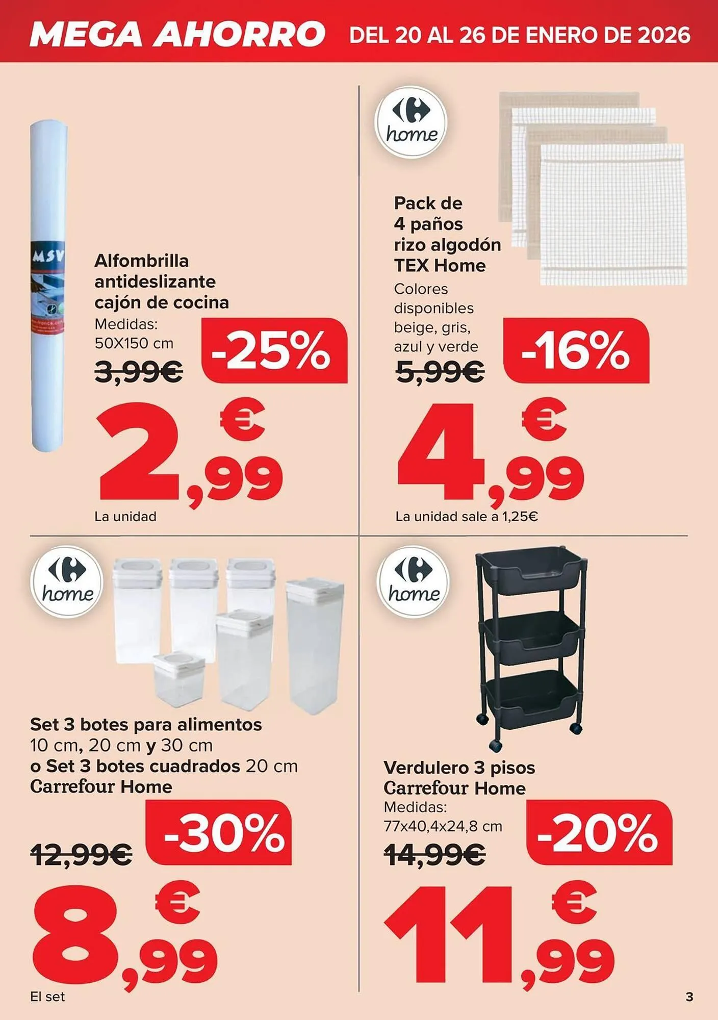 Catálogo de Folleto Carrefour 20 de enero al 26 de enero 2026 - Página 3