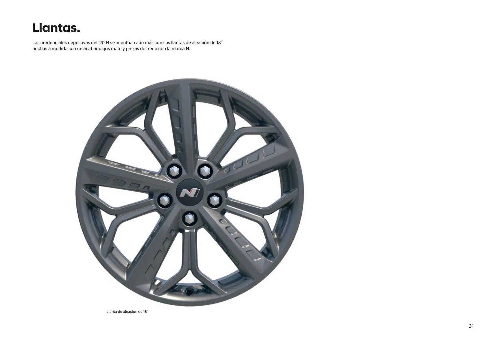 Catálogo de Folleto Hyundai i20 N 25 de junio al 25 de junio 2025 - Página 31