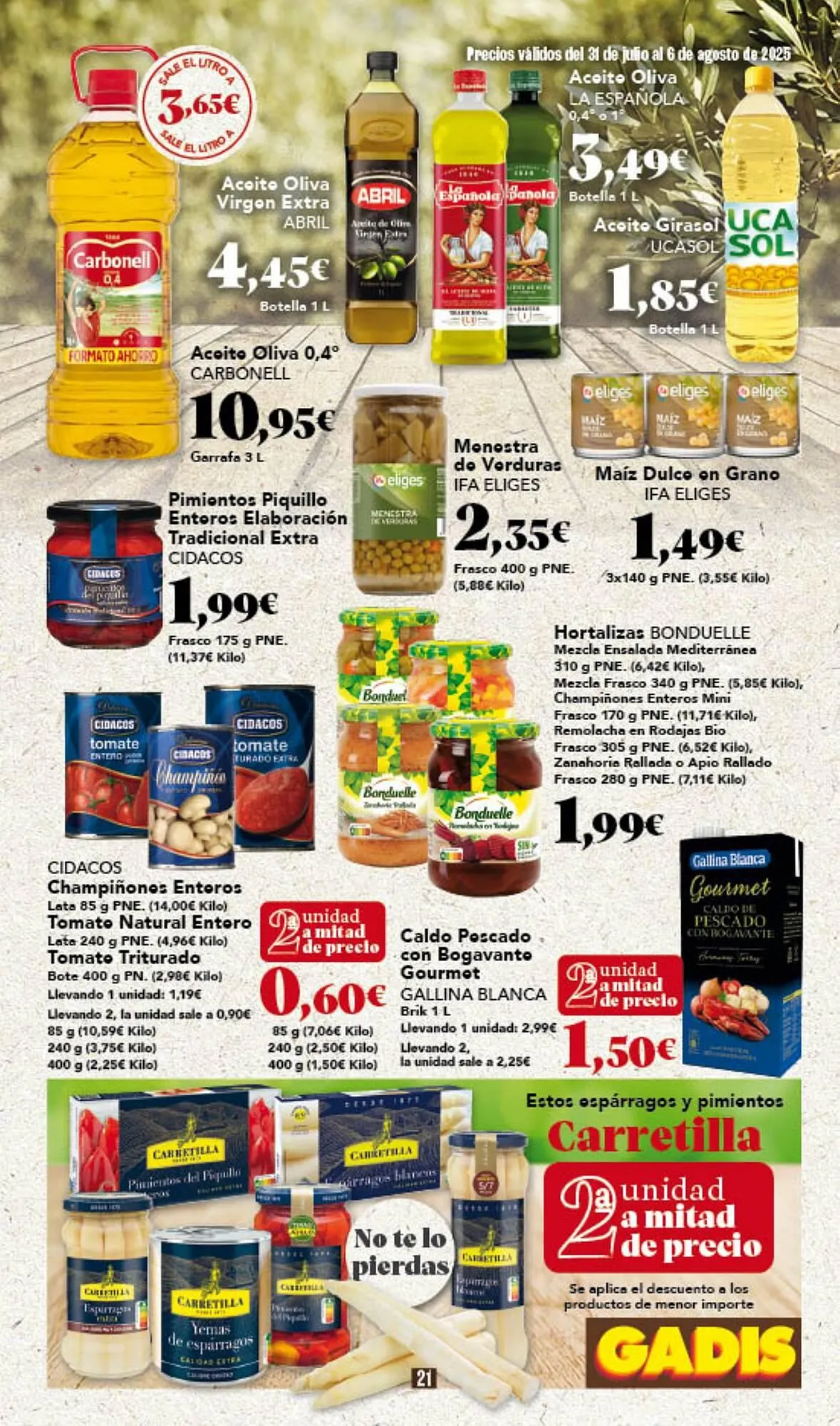 Catálogo de Folleto Gadis 31 de julio al 6 de agosto 2025 - Página 21