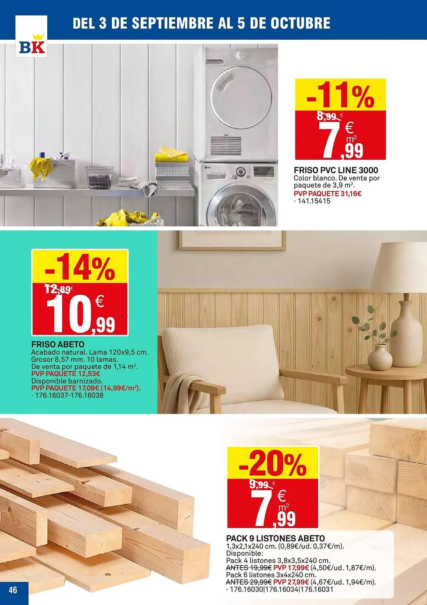 Catálogo de Catálogo Bricoking 3 de septiembre al 15 de octubre 2025 - Página 46