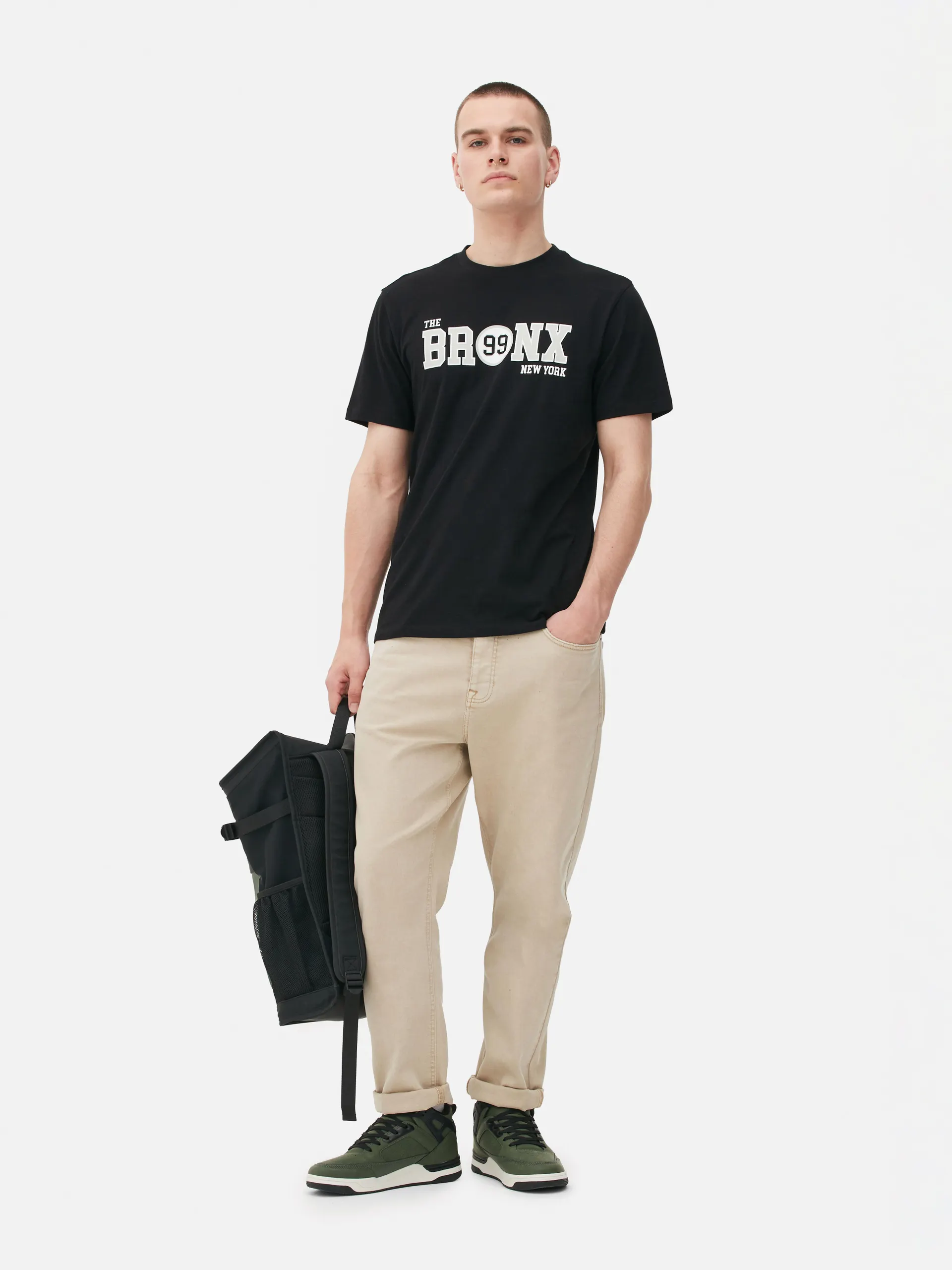 „The Bronx“ T-Shirt mit Print