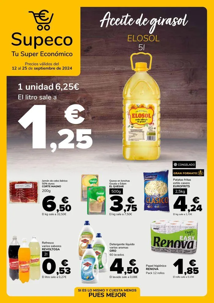 Catálogo de Supeco, tu super económico 12 de septiembre al 25 de septiembre 2024 - Página 1