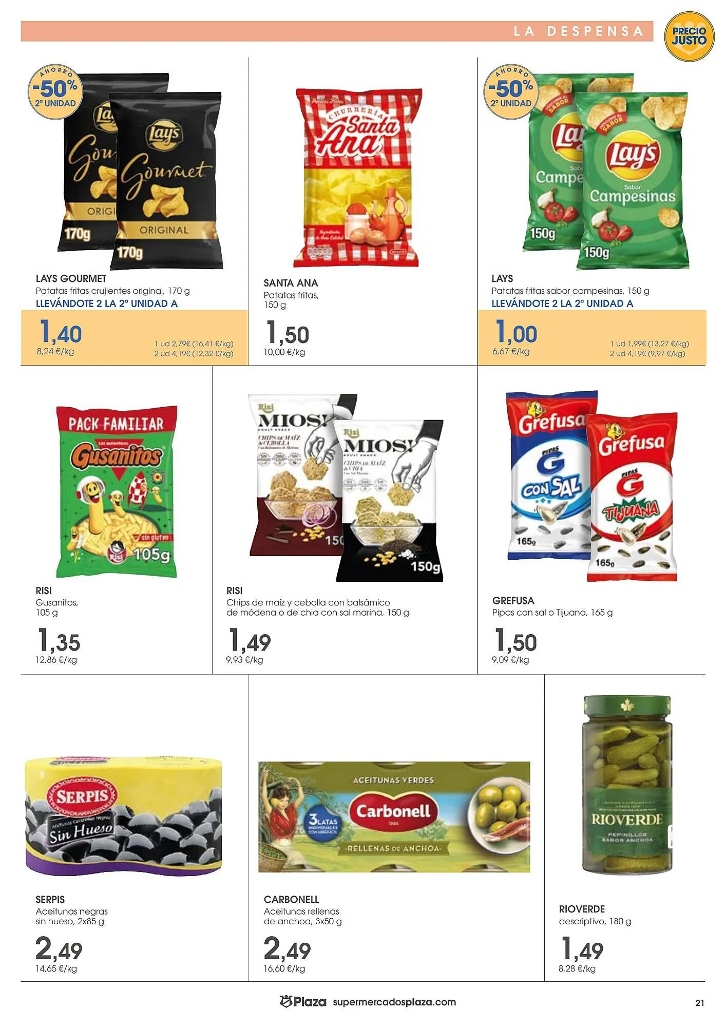 Catálogo de Folleto Supermercados Plaza 29 de febrero al 13 de marzo 2024 - Página 21