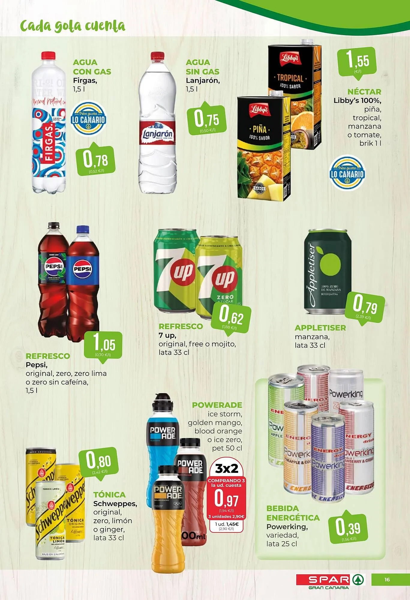 Catálogo de Folleto SPAR Gran Canaria 22 de agosto al 4 de septiembre 2025 - Página 16