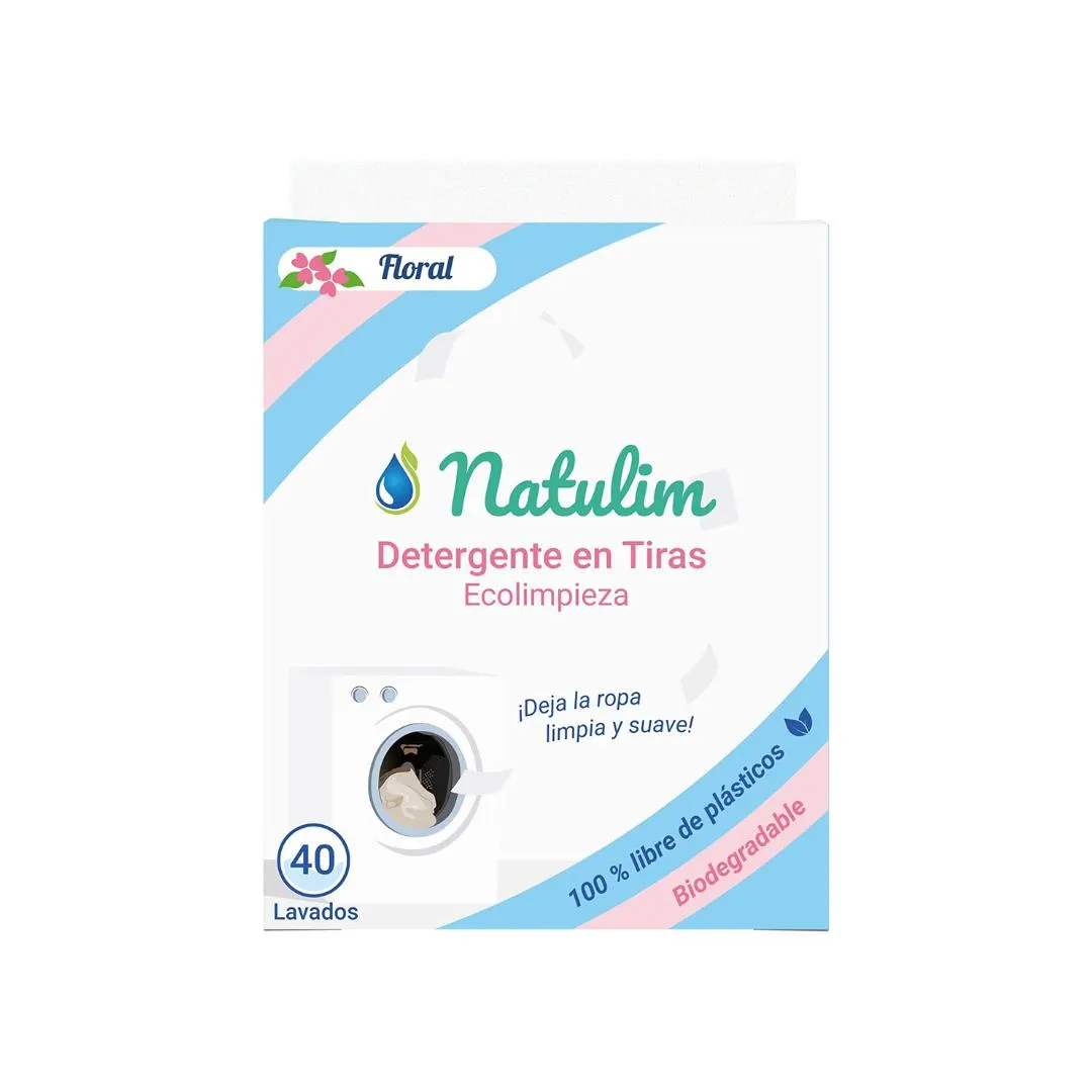 DETERGENTE EN TIRAS FLORAL 40 + 10 DOSIS