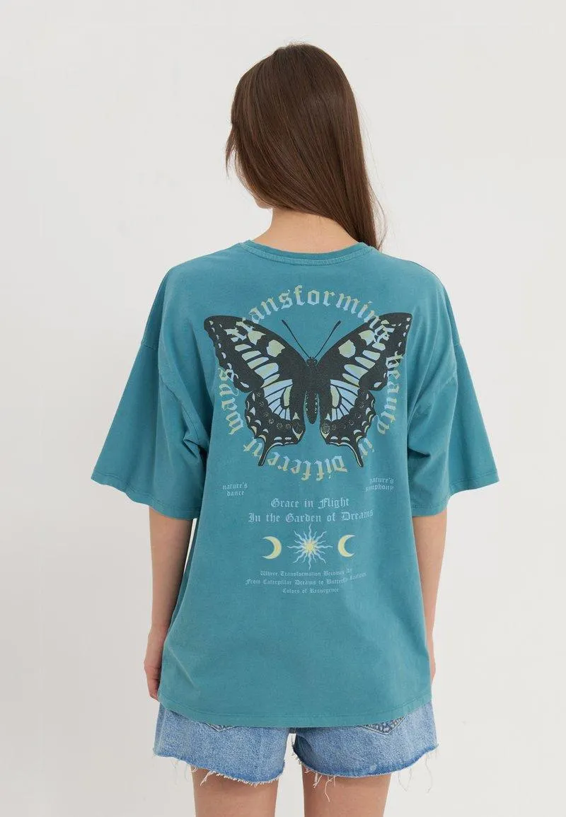 Camiseta estampada - dark green