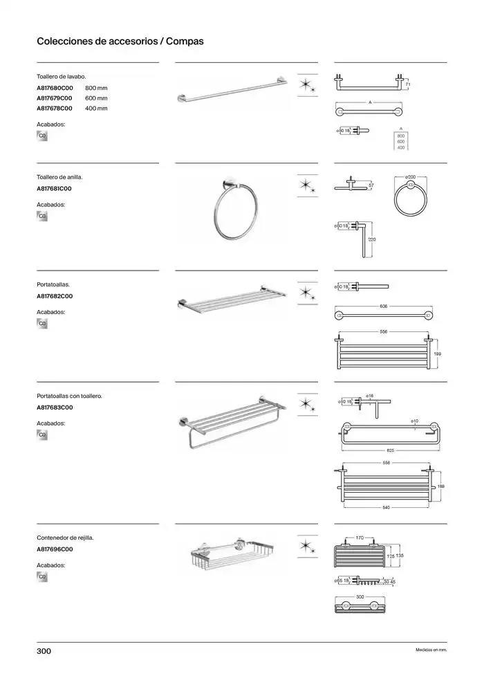 Catálogo de Colecciones de Baño, Muebles y Accesorios 9 de enero al 31 de diciembre 2025 - Página 302